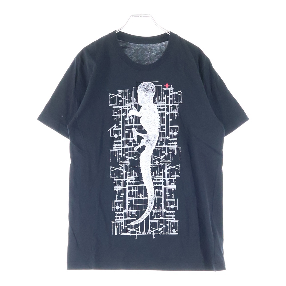 FOTI S/S Tee フォティ プリント 半袖Tシャツ カットソー ブラック Bランク