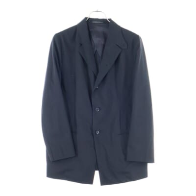 11AW バック プリーツ テーラードジャケット ブラック NP-J03-001 レディース Bランク