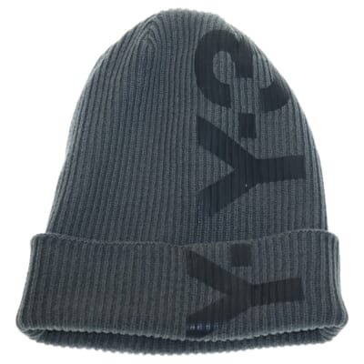 CLASSIC LOGO BEANIE クラシック ロゴ ビーニー ニットキャップ 帽子 グレー CD4761 Bランク