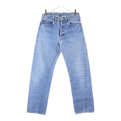 80S 501 スモール ボタン裏524 スモールe デニムパンツ インディゴ Bランク