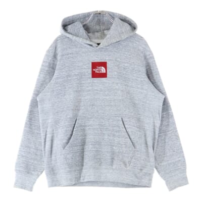 HEATHER LOGO HOODIE ヘザーフロントロゴ プルオーバーフーディー パーカー スウェット グレー NT11500R Bランク
