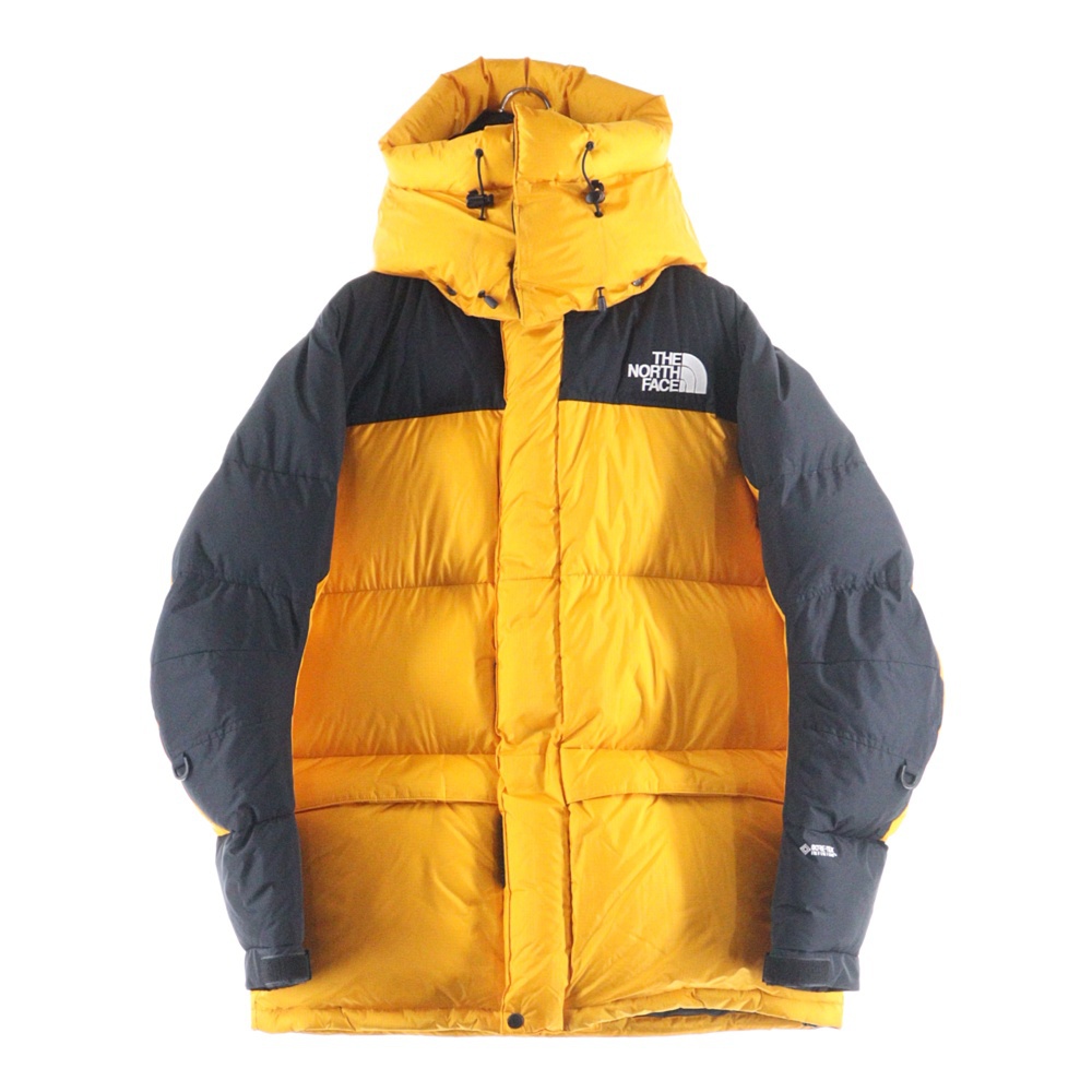 HIM DOWN PARKA GORE-TEX ヒム マルチポケット ゴアテックス フロントロゴデザイン フーデッド ダウンジャケット イエロー ND92031 Bランク