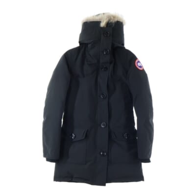 BRONTE PARKA ブロンテ パーカー ファーフーデッド ジップアップ ダウンジャケット ブラック レディース 2603JL Bランク