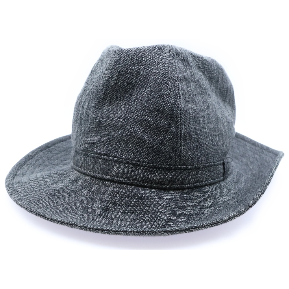 リネン フェドラハット 帽子 グレー H0-H05-308 Bランク