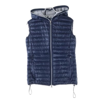FILIRA フーディーダウンベスト ネイビー D.2276.00 レディース Bランク