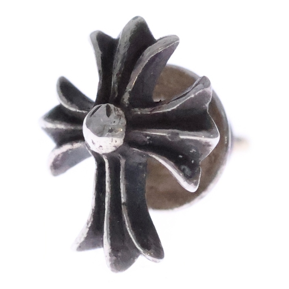 クロムハーツ No2 CH CRS CHクロス スタッズピアス シルバー BCA407