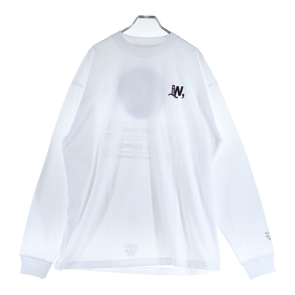 wake sapporo ロンT XL 白 バーバーサコタ ×ALWAYTH ×WAKE SAPPORO bicycle Long Sleeve Tshirt