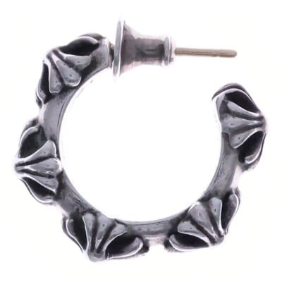 HOOP CROSS クロスバンド フープピアス シルバー BCA100 Bランク