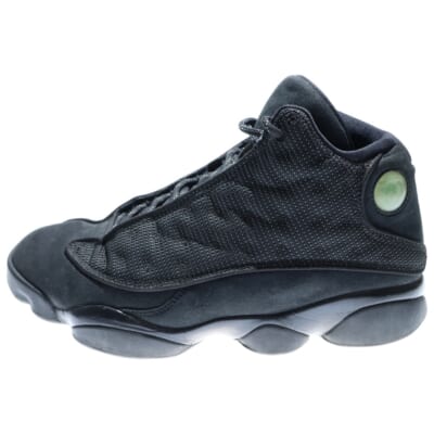 【観賞用 2016年製】AIR JORDAN 13 RETRO BLACK CAT エアジョーダン レトロ ブラックキャット ハイカットスニーカー ブラック US9.5/27.5cm 414571-011 Bランク