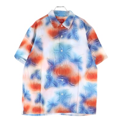 23SS Cherries S/S Shirt チェリーズ ショートスリーブ半袖 ボタンダウンシャツ マルチカラー Sランク