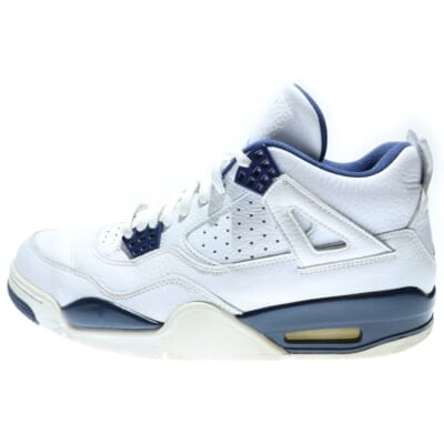 【観賞用2014年】AIR JORDAN 4 RETRO COLUMBIA エアジョーダン レトロ コロンビア ハイカットスニーカー ホワイト US9.5/27.5cm 314254-107 Bランク
