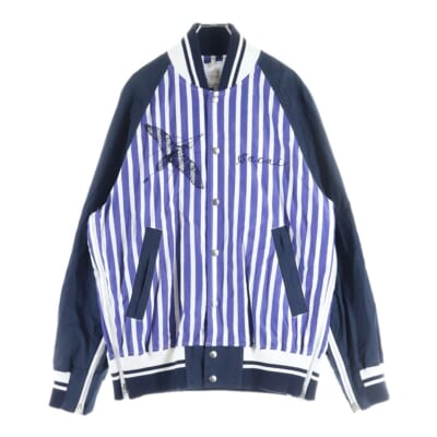 NIKE(ナイキ) / ナンバリングレイヤードブルゾン/L/ナイロン/BLU