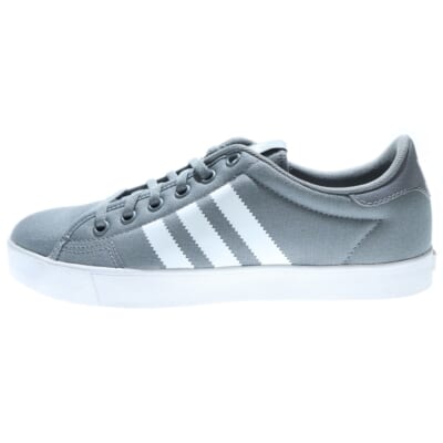 ADICOURT アディコート キャンバスローカットスニーカー グレー/ホワイト US9/27cm FZ0719 Sランク