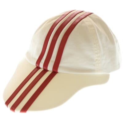 ×THUG CLUB SWORD CAP サグクラブ ソードキャップ 3ストライプ 帽子 ホワイト KC2236 Sランク