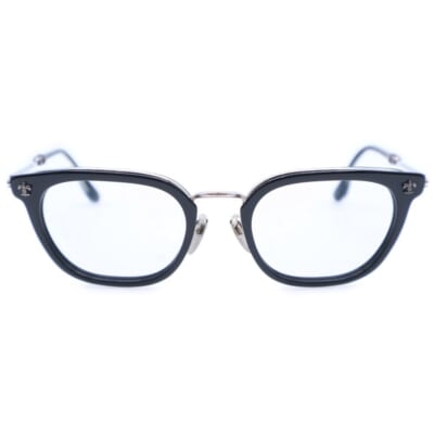 STRAPADICTOME ストゥラパディクトム スクエアフレーム ウェリントンサングラス 眼鏡 ブラック/シルバー Bランク