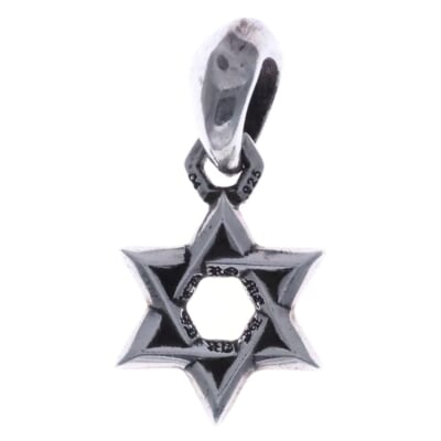 STAR OF DAVID PENDANT スターオブダビデ ペンダントトップ シルバー BCA318 Bランク