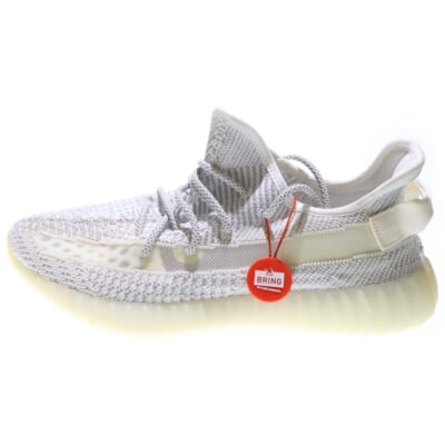 YEEZY BOOST 350 V2 STATIC 3M REFLECTIVE イージーブースト 350 V2 スタティック 3M リフレクティブ ローカットスニーカー ホワイト US12/30cm EF2367 Sランク