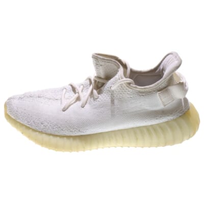 YEEZY BOOST 350V2 CREAM WHITE イージーブースト クリームホワイト ローカットスニーカー ホワイト US9/27cm CP9366 Bランク