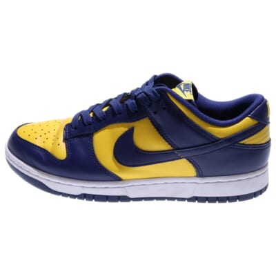 DUNK LOW RETRO Michigan ダンク ミシガン ローカットスニーカー イエロー/ネイビー US10/28cm DD1391-700 Bランク