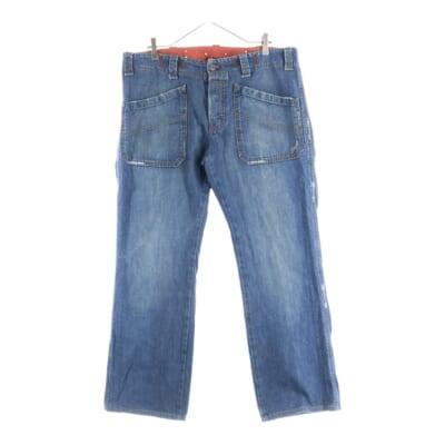 ベイカーファティーグ デニムパンツ インディゴ Bランク