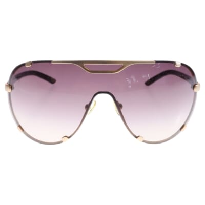 カラーレンズ オーバルサングラス アイウェア メガネ ブラウン Bランク