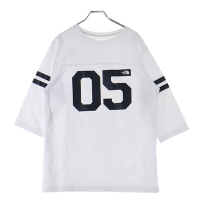 Discovered 3/4 Tee Tシャツ カットソー 七分袖 ディスカバード ナンバリング プリント クルーネック Tシャツ カットソー ホワイト NT31644 Bランク