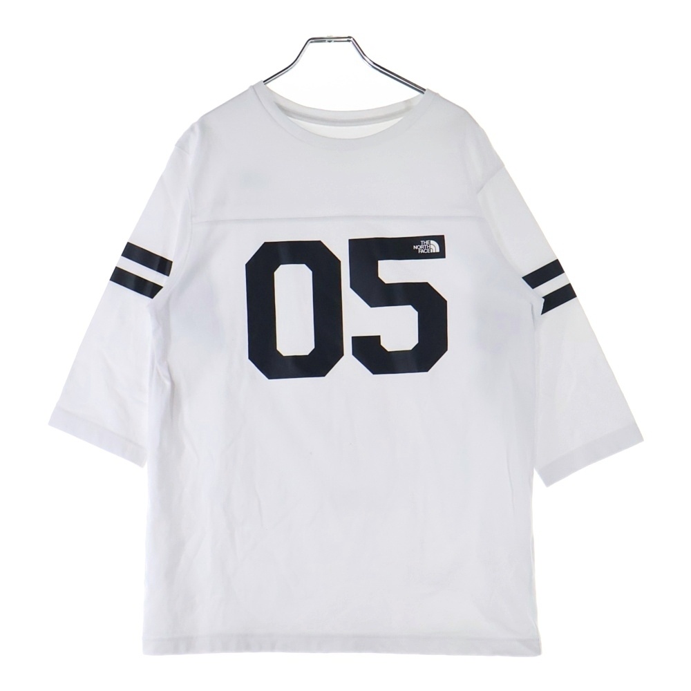 Discovered 3/4 Tee Tシャツ カットソー 七分袖 ディスカバード ナンバリング プリント クルーネック Tシャツ カットソー ホワイト NT31644 Bランク