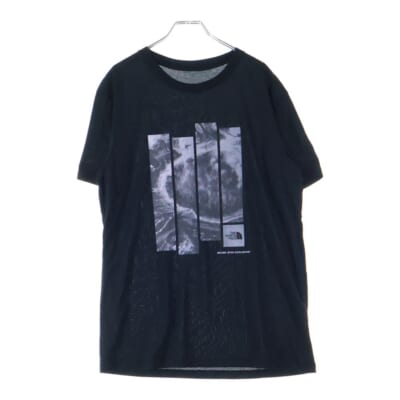 フロントプリント クルーネック 半袖Tシャツカットソー ブラック NT31510Z Bランク