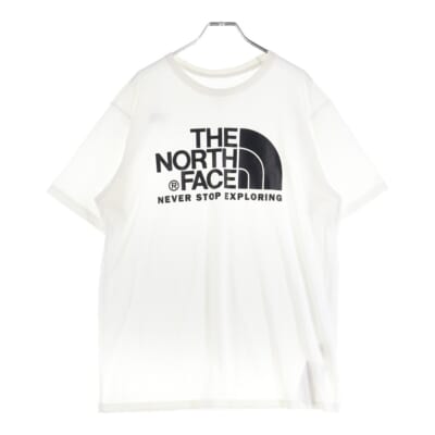 ロゴプリントクルーネック半袖Tシャツカットソー ホワイト NT31504Z Bランク