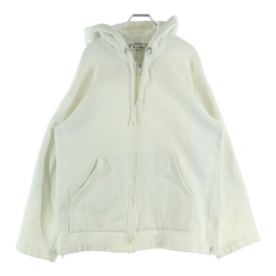 17SS フロリダ ジップアップ スウェット パーカー ホワイト 2HB166 Bランク