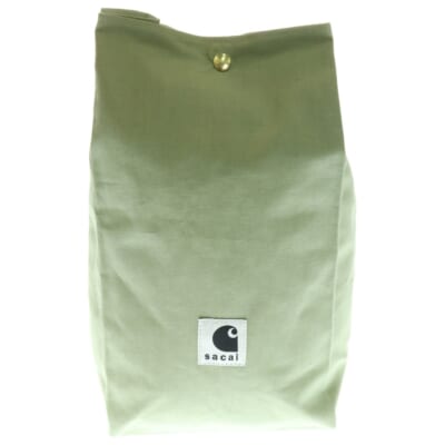 24SS ×CARHARTT カーハート キャンバス ノベルティーバッグ ポーチ カーキ 24-0814S Aランク