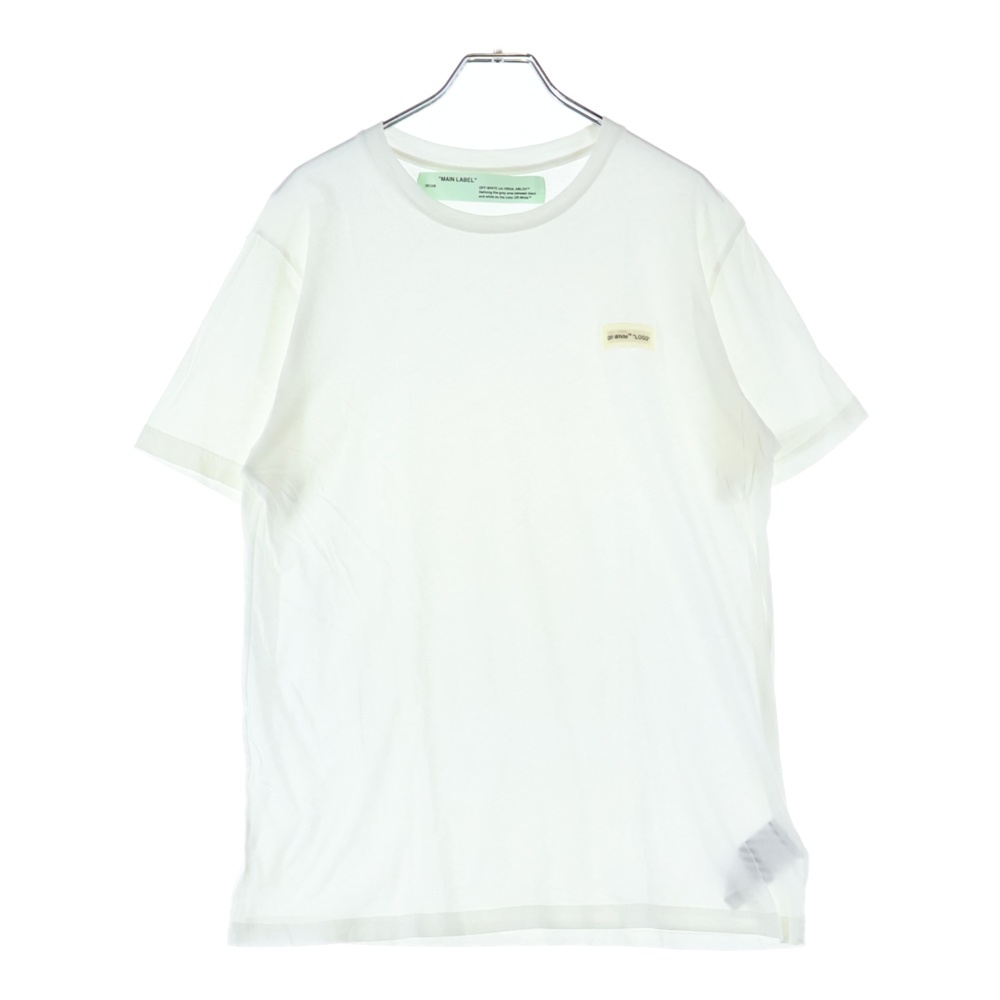 18SS Rubber Logo S/S Tee ラバーロゴ 半袖Tシャツ ホワイト OMAA030S18877008 Bランク