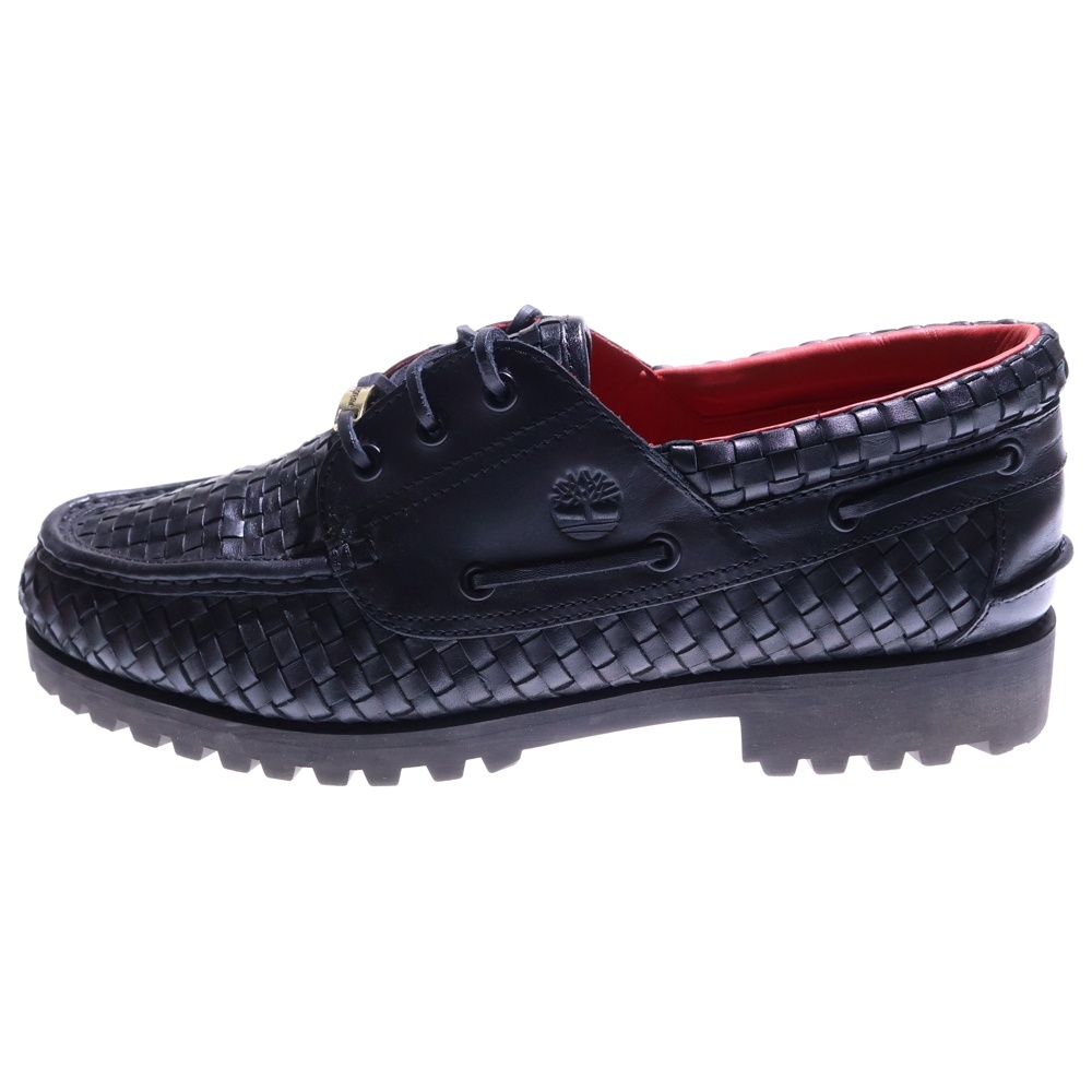 16AW ×ティンバーランド 3アイ クラシックラグ イントレチャート レザー ローファー デッキシューズ ローカットスニーカー US11/29cm TB0A5Y4F Bランク