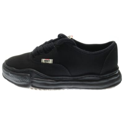 BAKER OG SOLE CANVAS LOW-TOP SNEAKER ベイカー オリジナルソール キャンバス ローカットスニーカー ブラック A02FW704 Bランク