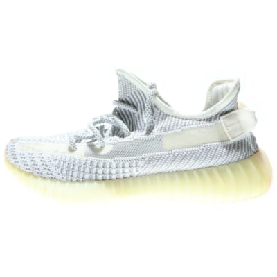 YEEZY BOOST 350V2 STATIC イージーブースト スタティック ローカットスニーカー グレー US7.5/25.5cm EF2905 Bランク