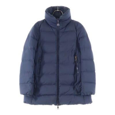 16AW PETREA ペトレア ジップアップ ダウン ロング ジャケット コート ネイビー レディース B20934606300 54543 Bランク