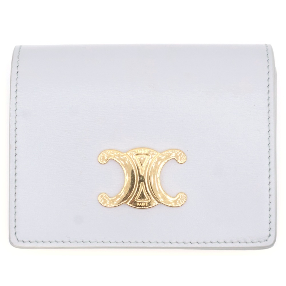CELINE トリオンフ金具 コンパクトウォレット コインケース付 セリーヌ