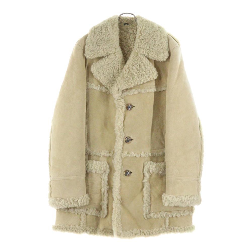 ファームートンレザーコート ベージュ Bランク