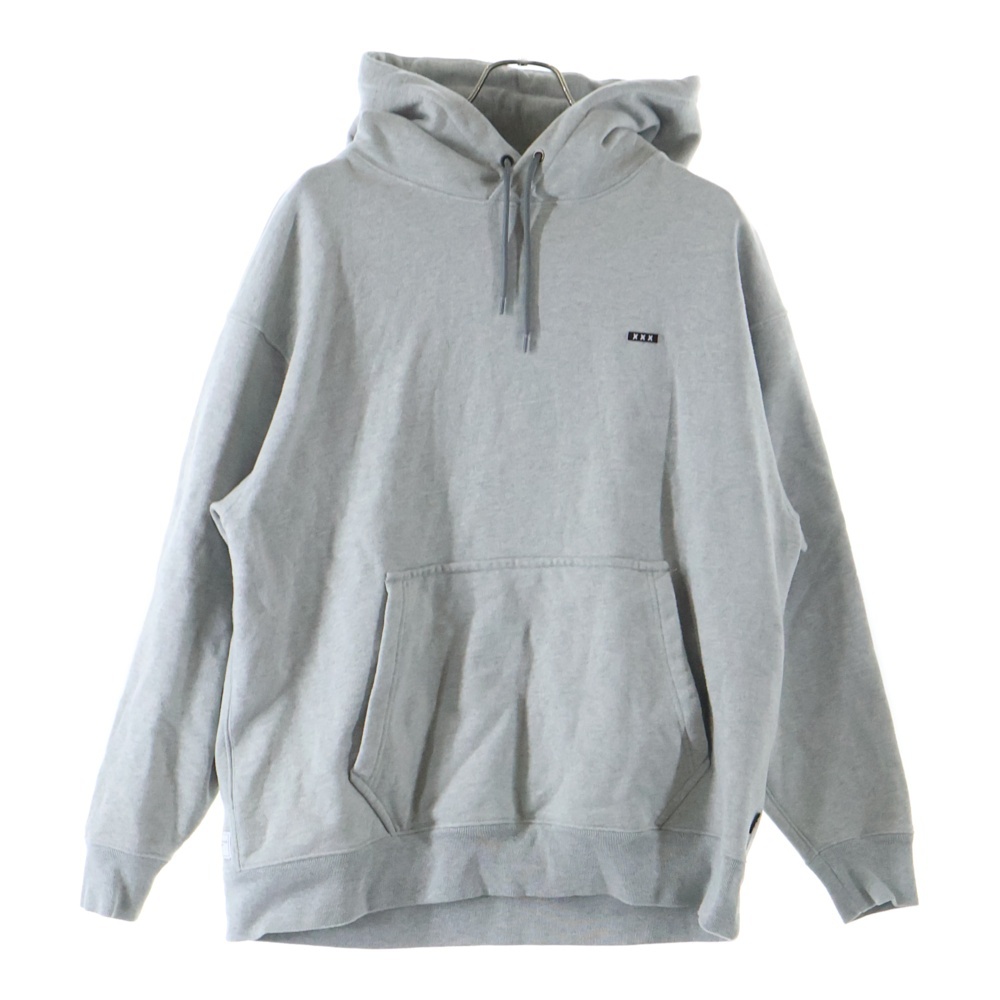 スモールBOXロゴ コットンプルオーバーパーカー グレー Aランク