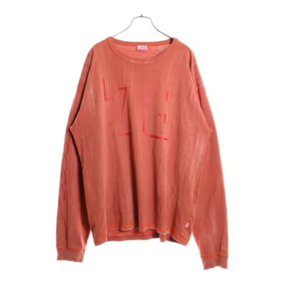 フロントデザイン 長袖Tシャツ カットソー T-BOXT-LS-Q2 レッド Bランク