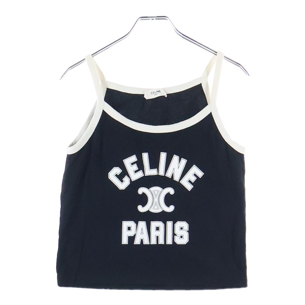 セリーヌ 24SS ロゴトリオンフ キャミソール 2X89D507Z ブラック