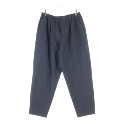 24SS トロピカルウールトラウザーパンツ イージースラックスパンツ PUMU0017UD ブラック Aランク