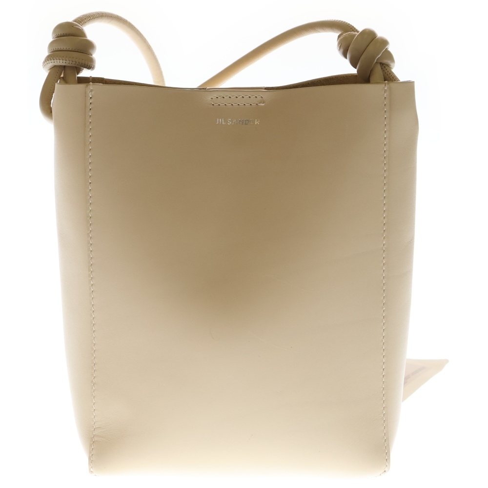 GIRO SHOULDER BAG ジロ レザーショルダーバッグ ベージュ J07WG0002 Sランク