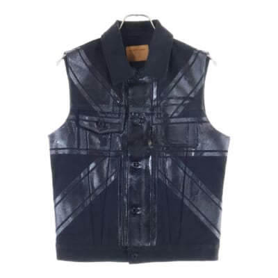 ヨウジヤマモト プールオム 22AW LAPEL ANOTHER FABRIC VEST ラペル