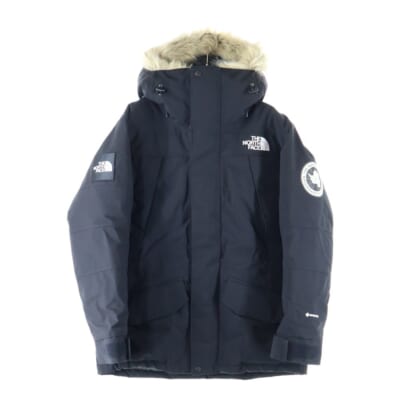 ANTARCTICA PARKA アンタークティカパーカー フード ファー ダウンジャケット ブラック ND92342 Bランク