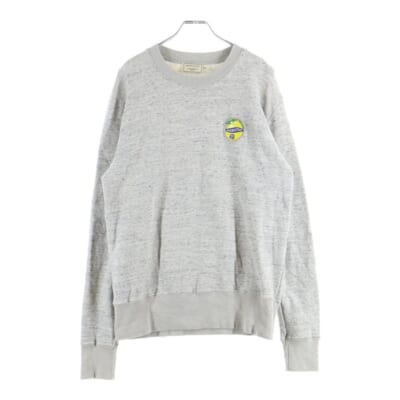 レモン フロントロゴ スウェットクルーネックシャツ トレーナー グレー KMM-09120-A Bランク
