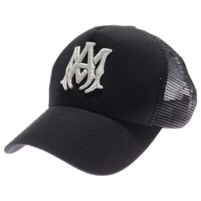 MA LOGO TRUCKER HAT ロゴ刺繍 メッシュキャップ ブラック Bランク