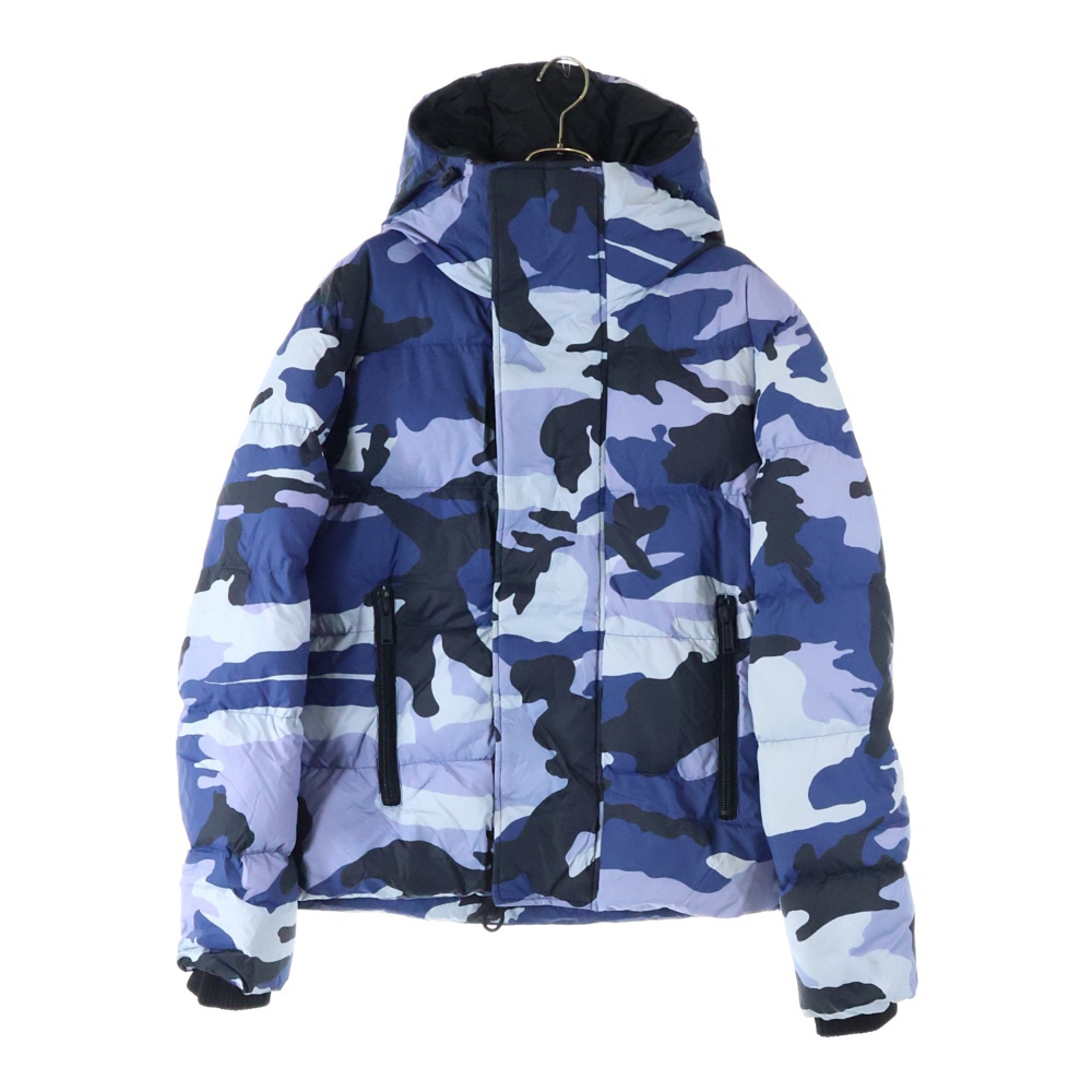 ディースクエアード カモフラ フィディー ダウン ジャケット マルチ