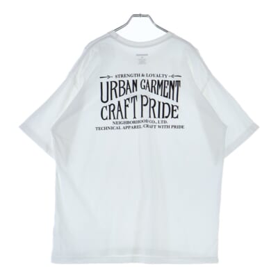 NH 251 SPOT TEE バックロゴプリント クルーネック半袖Tシャツカットソー ホワイト Aランク