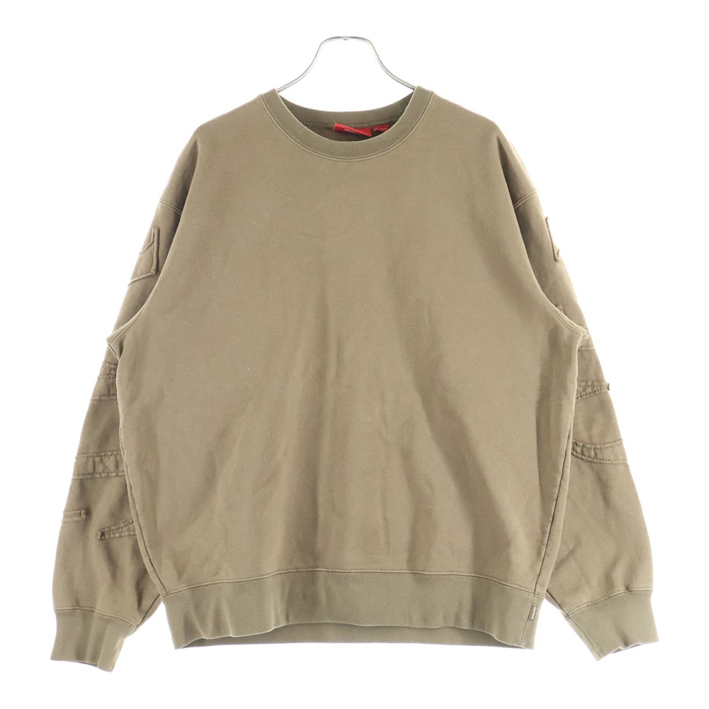 シュプリーム 22SS Tonal Applique Crewneck トナール アップリケ
